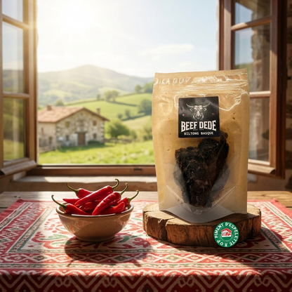 Baskische Chili Biltong | Beperkte Editie | Beef Dede | 70G